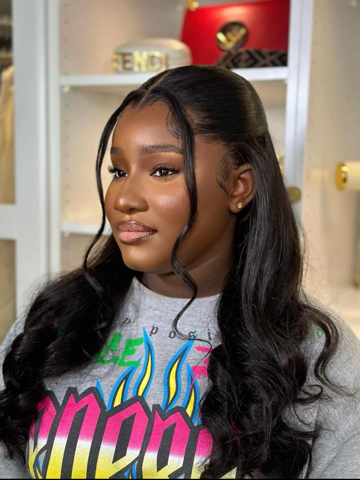Nafeesa Bouncy Curly Wig