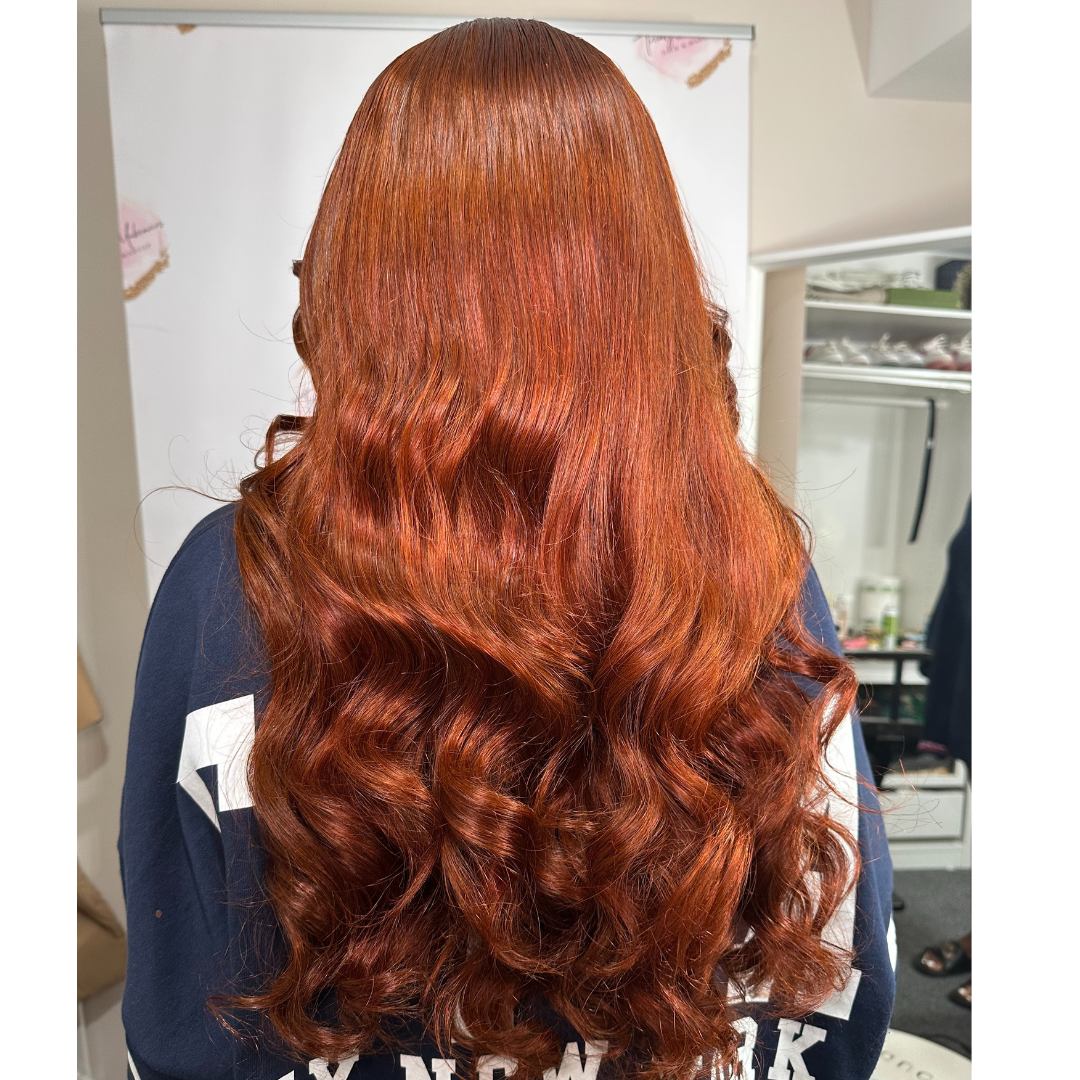 Nafeesa Ginger Bouncy Curly Wig