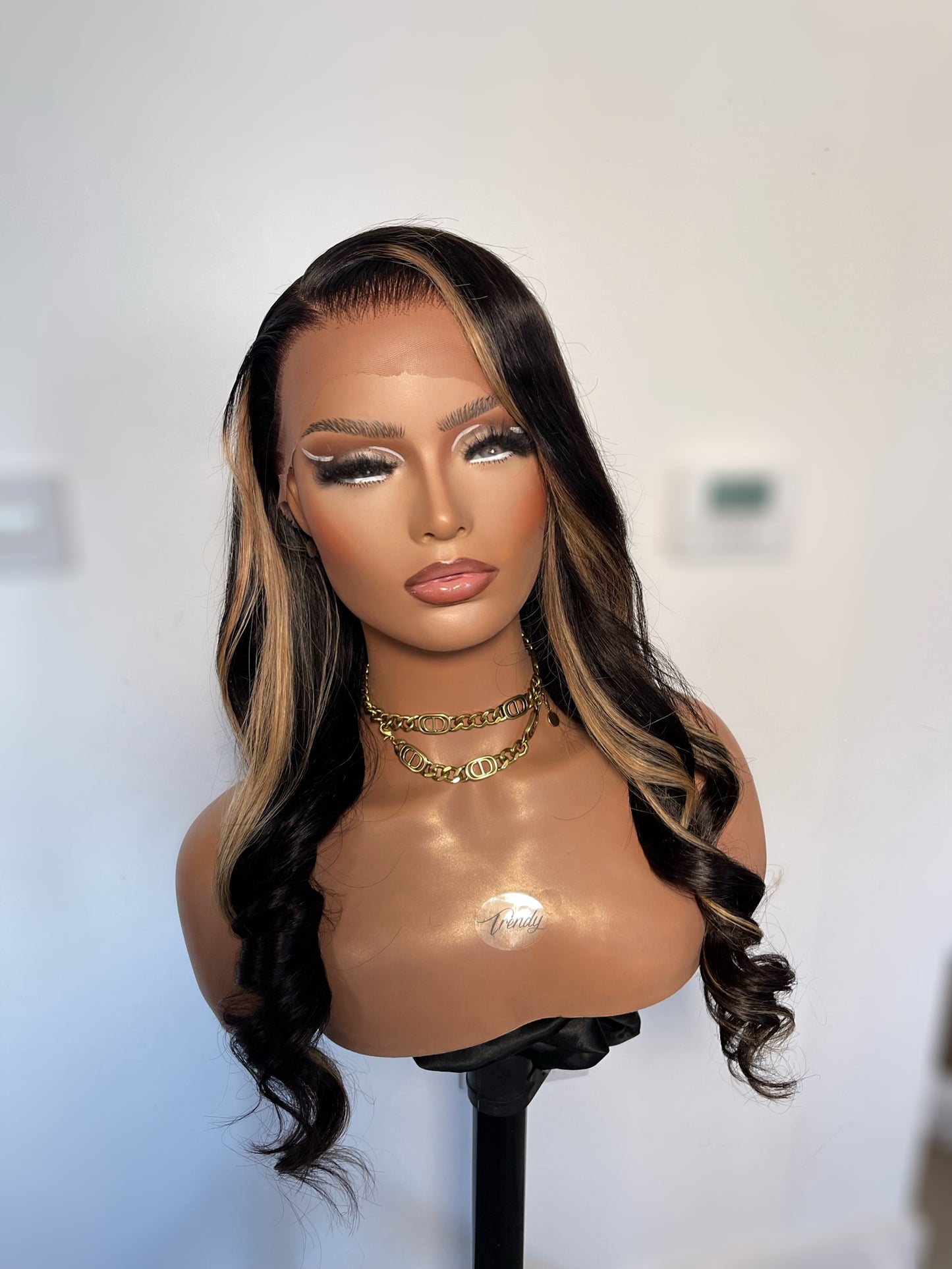 Kara Blond Streak Wig